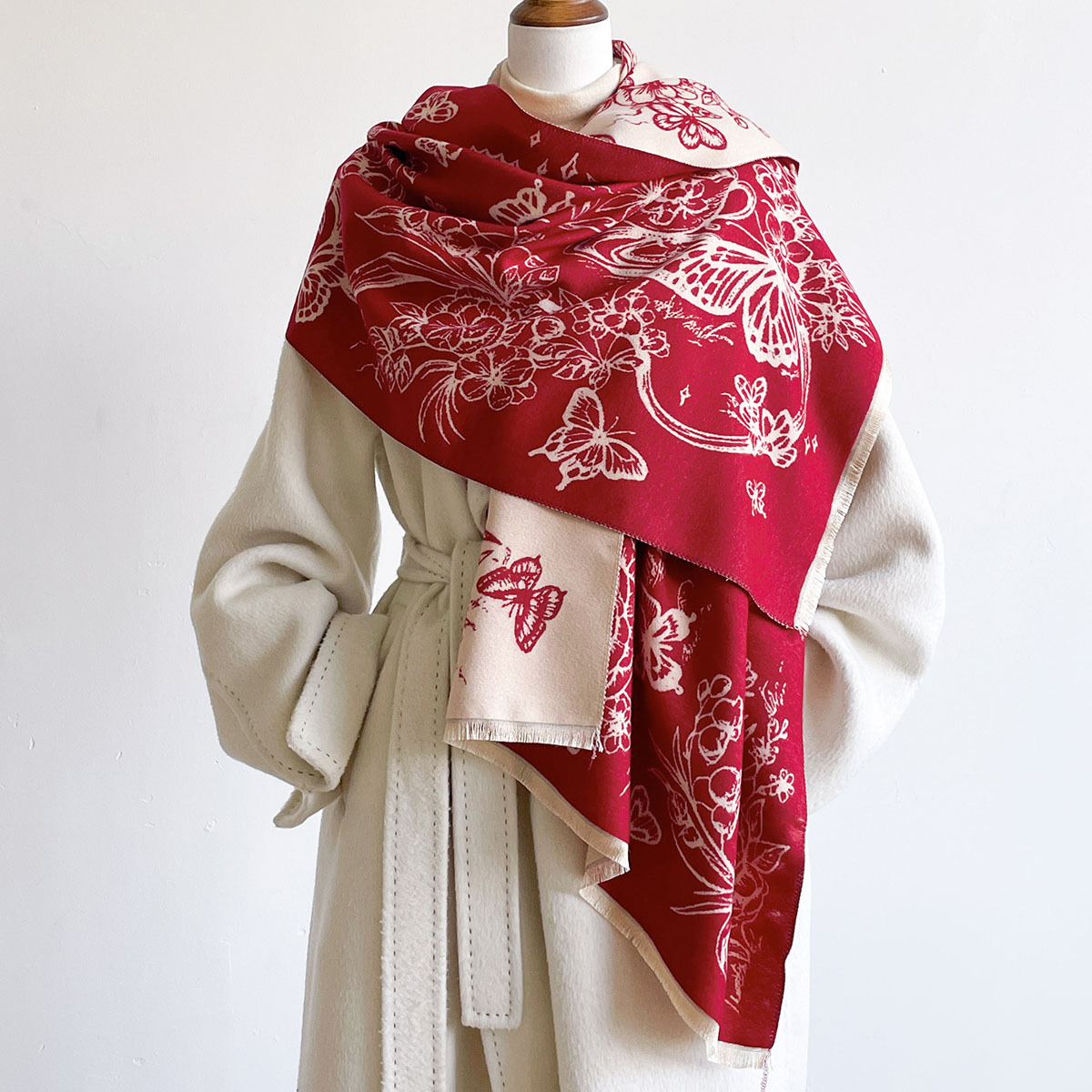 Imitation Cashmere Scarf For W - огляд і ціна Pashmina Wrap Large