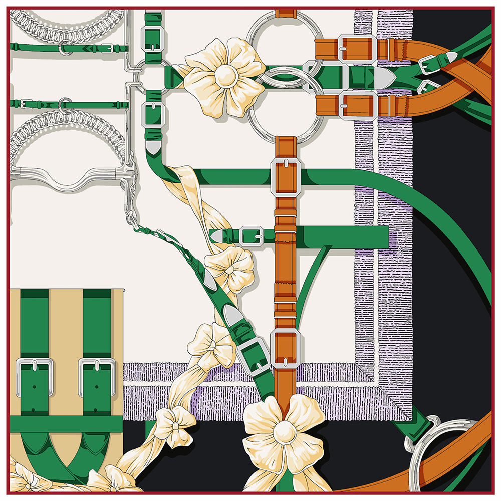 90cm New Design Belt Twill Sil - огляд і ціна Silk Neck Scarf