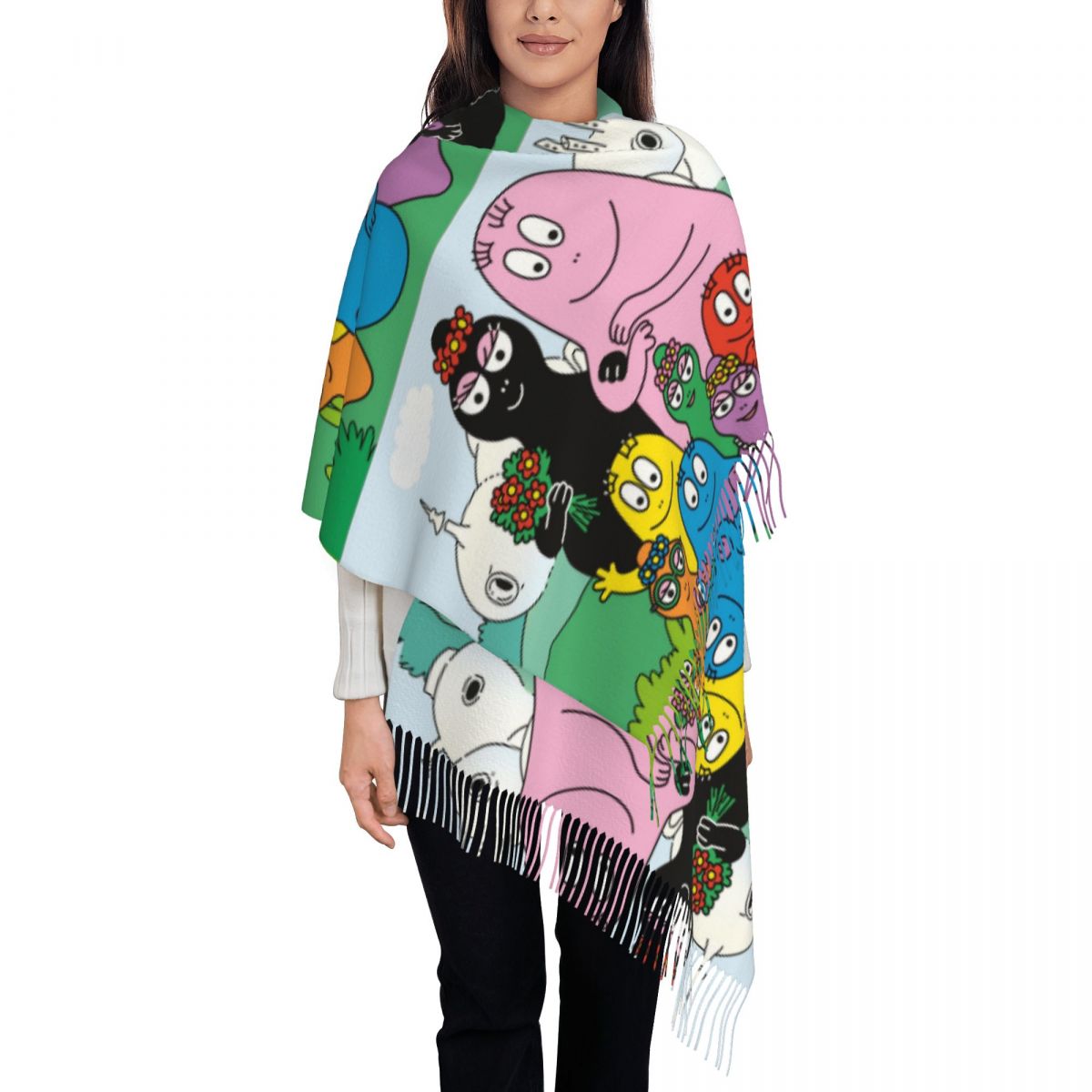 Les Barbapapa Family Shawls Wr - огляд і ціна Pashmina Wrap Large