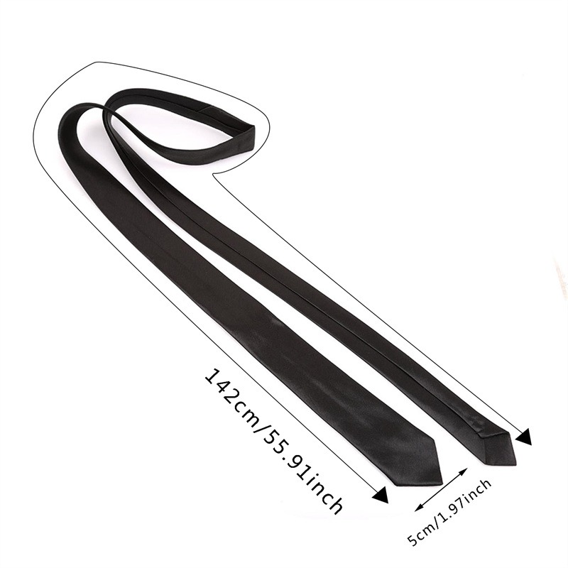 Fashion Elegant Solid Color Ne - огляд і ціна Skinny Tie Men
