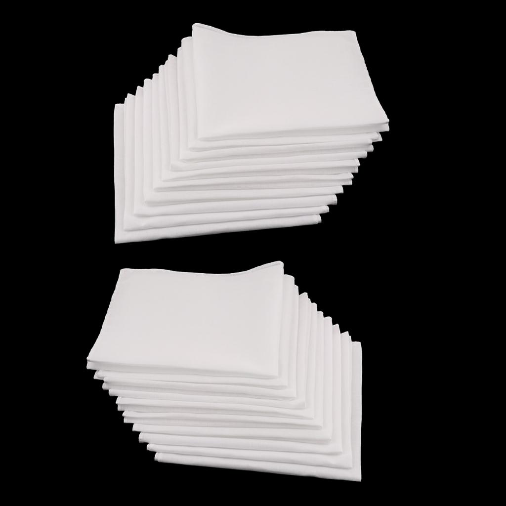 White Cotton Handkerchiefs Set - огляд і ціна Handkerchief Cotton Men