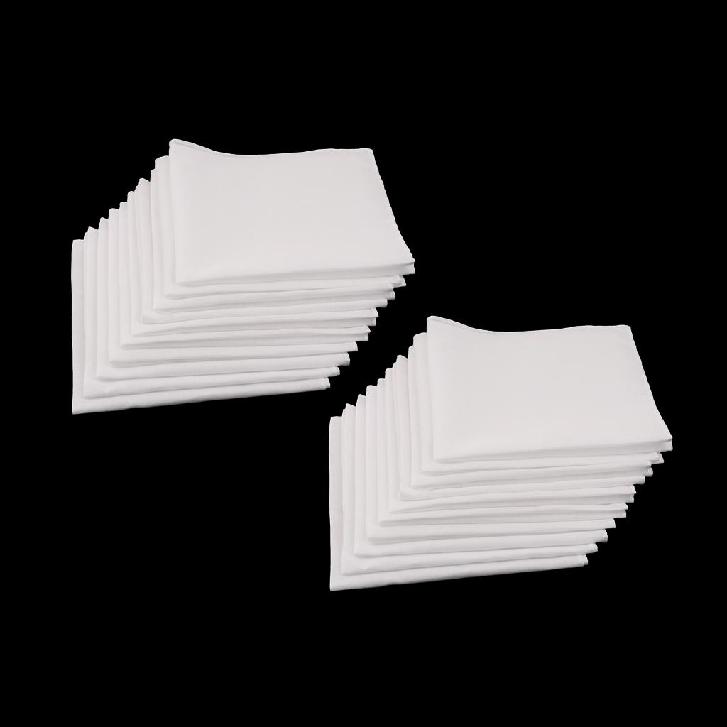 White Cotton Handkerchiefs Set - огляд і ціна Handkerchief Cotton Men
