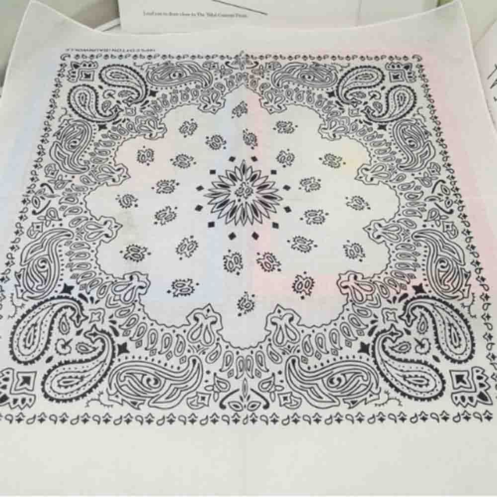 Men 55cm*55cm Head Wrap Paisle - огляд і ціна Handkerchief Cotton Men