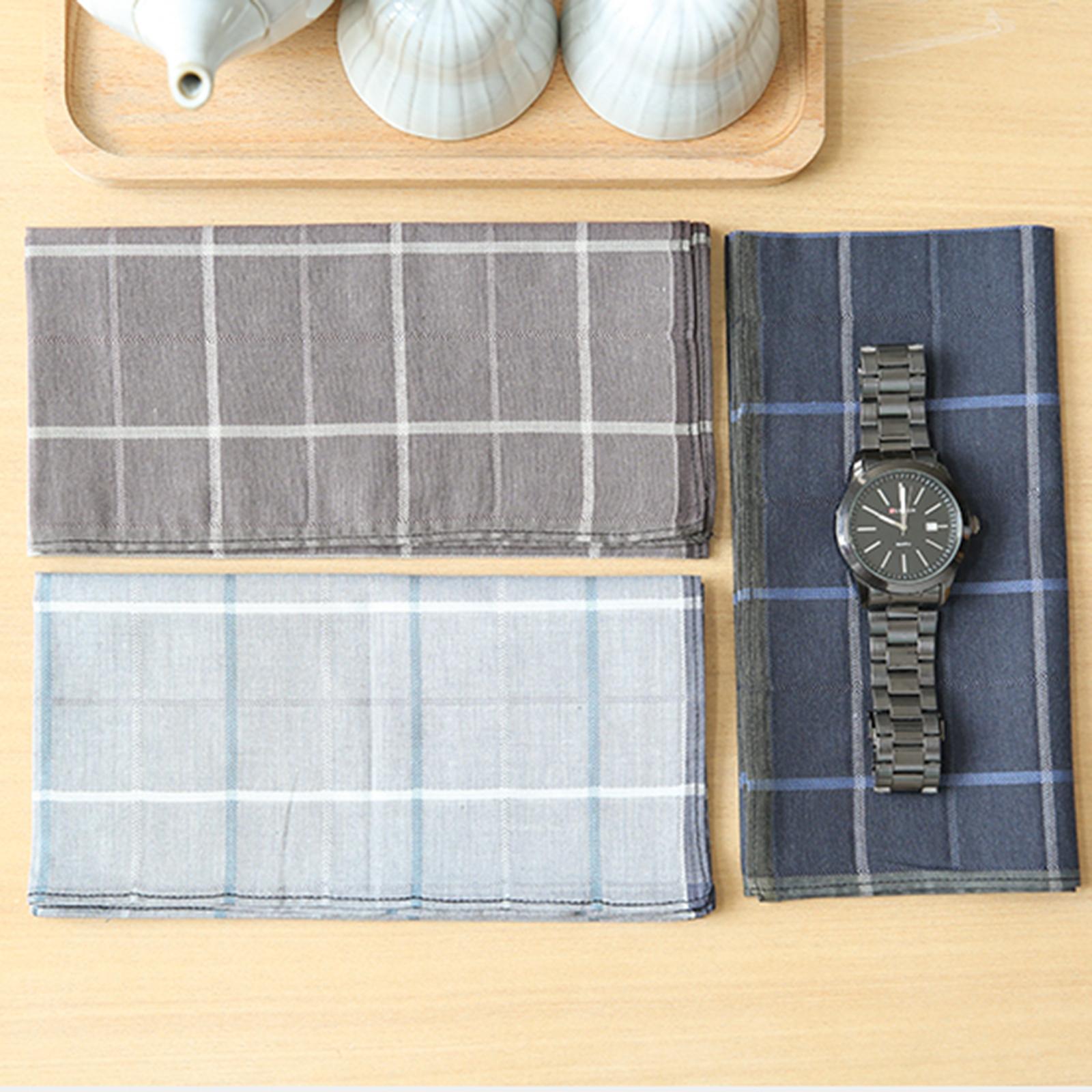 3 Pieces Men's Handkerchiefs C - огляд і ціна Handkerchief Cotton Men