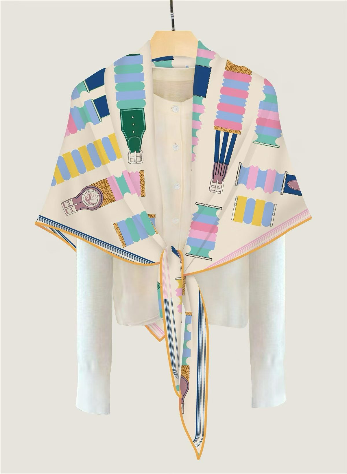 Triangle Cashmere Silk Scarf W - огляд і ціна Pashmina Wrap Large