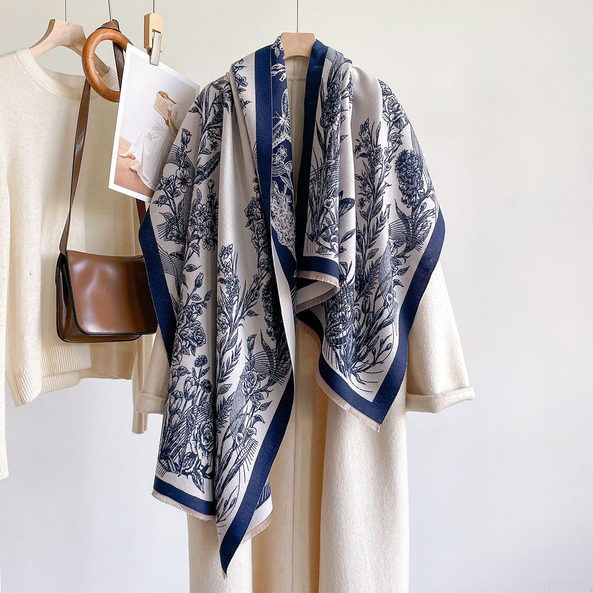 Imitation Cashmere Scarf Women - огляд і ціна Pashmina Wrap Large