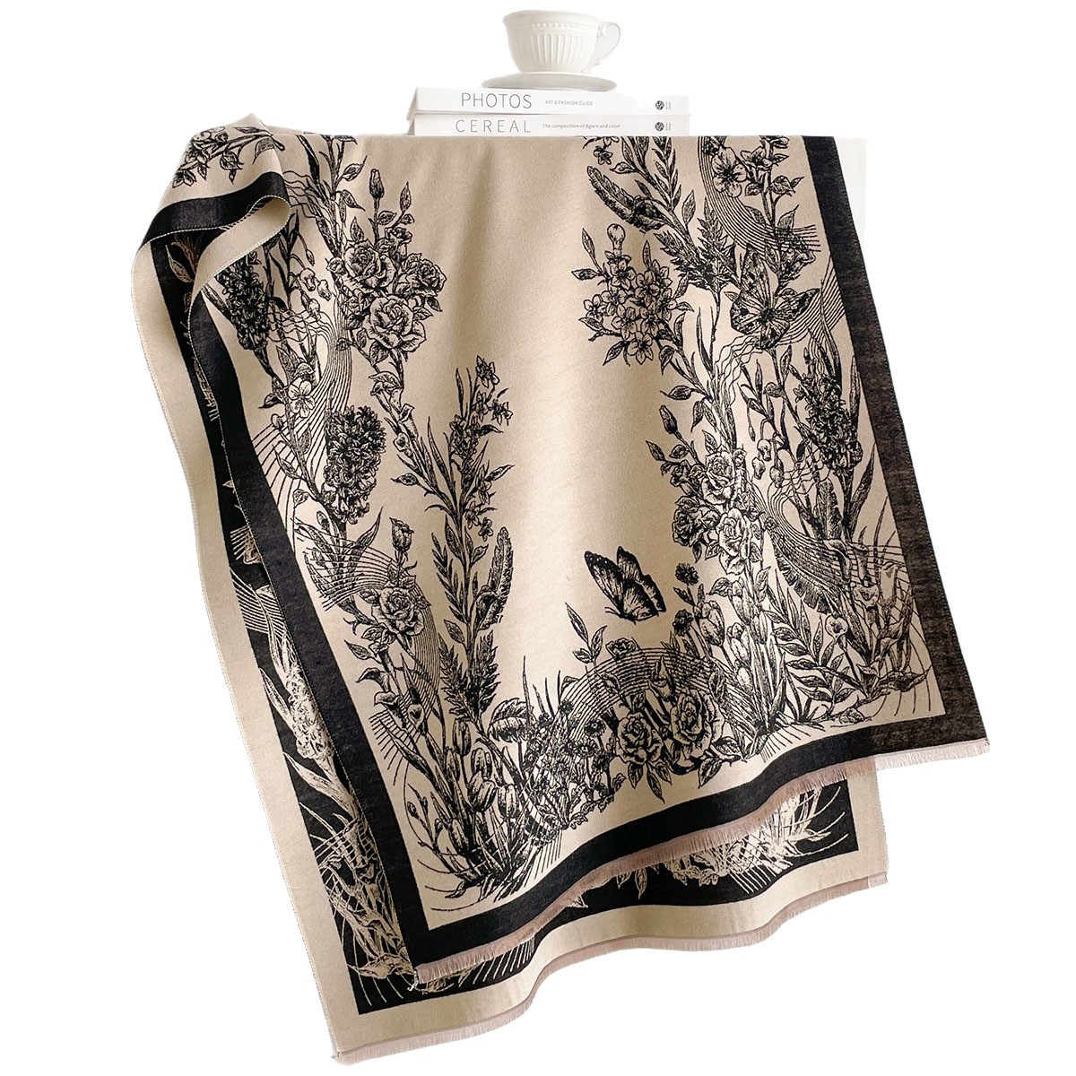 Imitation Cashmere Scarf Women - огляд і ціна Pashmina Wrap Large